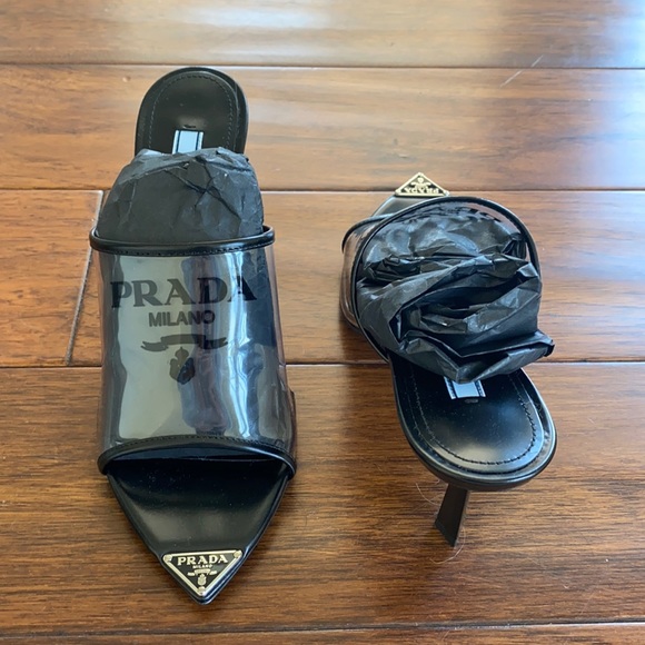 Prada Shoes - Prada PVC heel